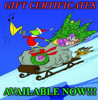 Gift Certificates!